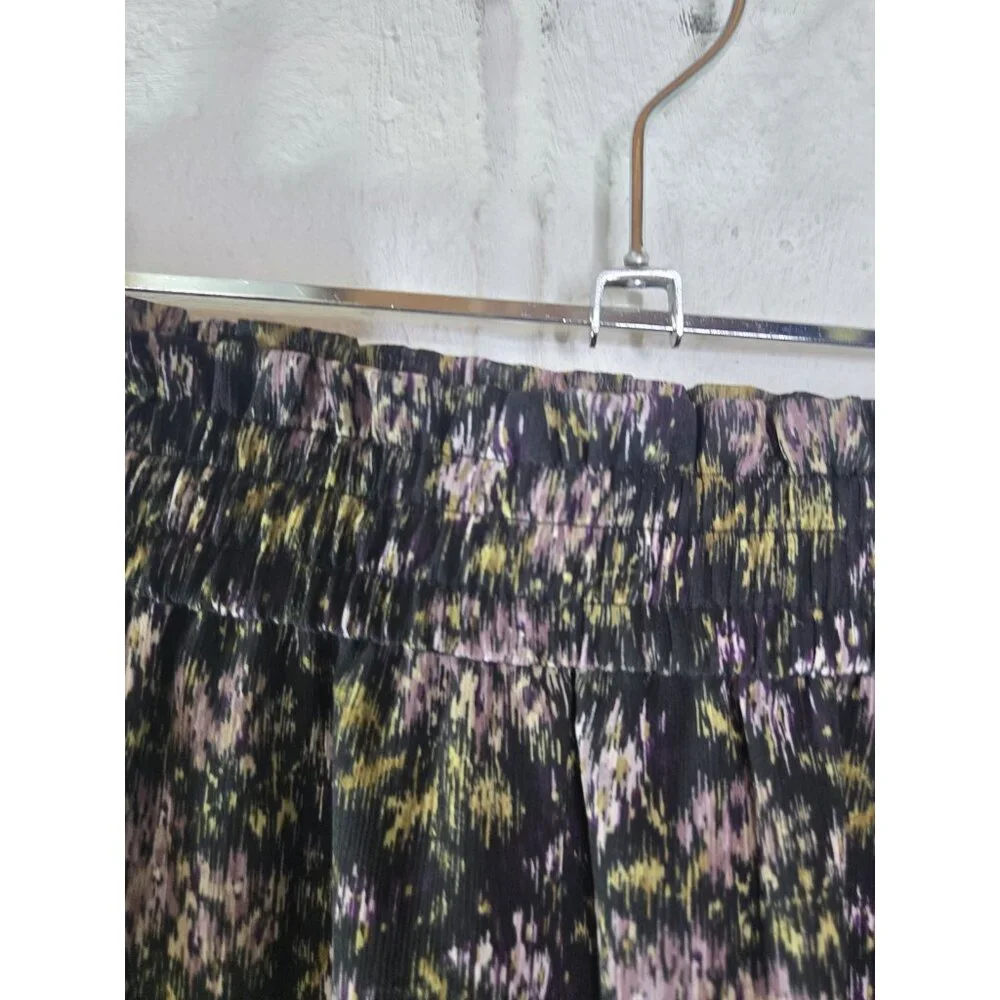 Madewell Crinkle Georgette Tiered Maxi Skirt In Blurred Blooms - Picture 7 of 10
